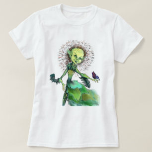 T-shirt fille et papillon Dandelion - Amusant