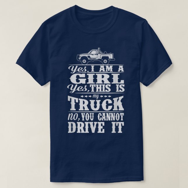 T-shirt Fille et son camion T Camion Fille s  (Design devant)