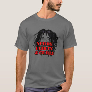 T-shirt Fille Ethnique Nerdy Avec Grand Et Belle Feu C