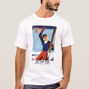 T-shirt Fille flexible de ski de Pin- d'insecte