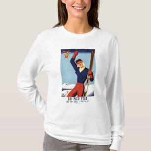 T-shirt Fille flexible de ski de Pin- d'insecte