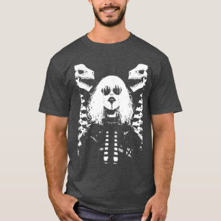 T-shirt Fille goule Cybergoth Gothique Anime Manga amis