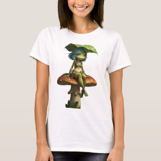 T-shirt Fille Grenouille Mignonne Assise sur un Ch