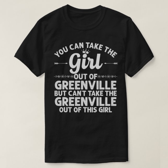 T-shirt Fille Hors De GREENVILLE MS MISSISSIPPI Cadeau Drô (Design devant)