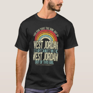 T-shirt Fille Hors De Jordanie Ouest Utah Hometown Accueil