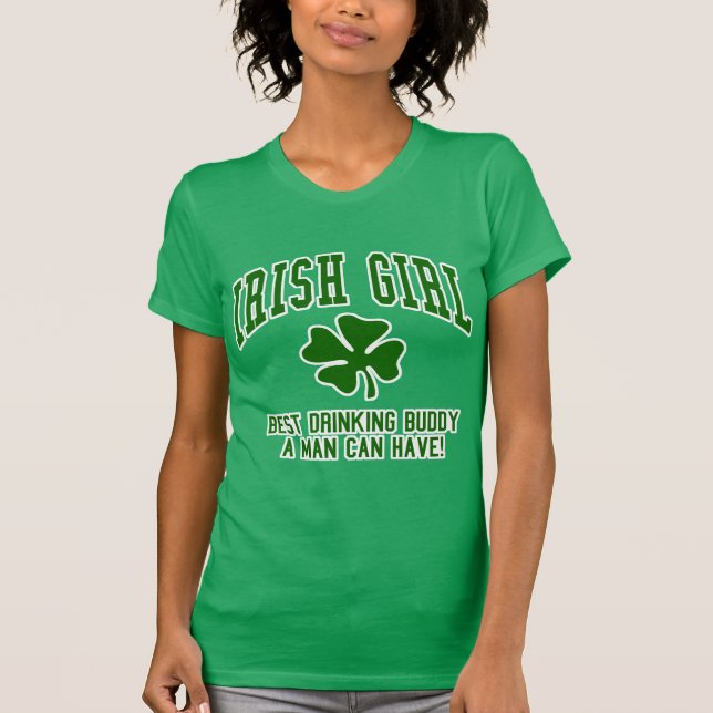 T-shirt Fille irlandaise : Ami potable (Devant)