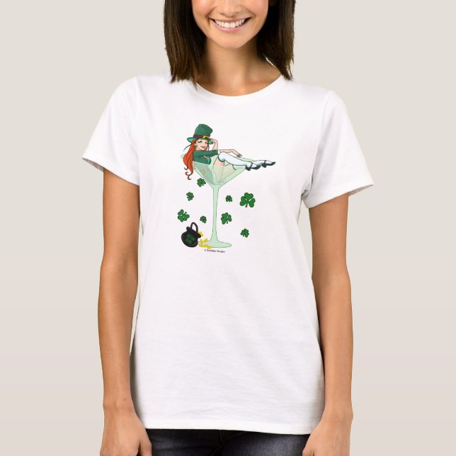 T-shirt Fille irlandaise Martini (Devant)