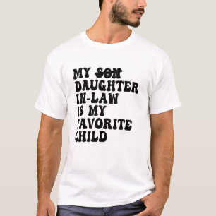 T-shirt Fille jumelée de la famille mère-belle présente