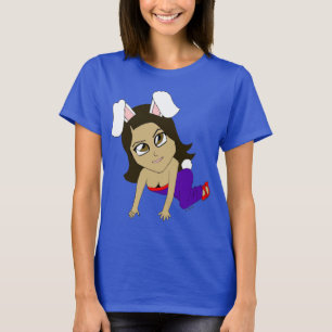 T-shirt fille lapin chibi 