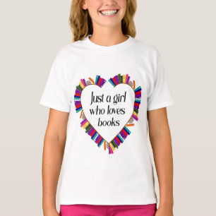 T-Shirt Fille Lectrice Enfants