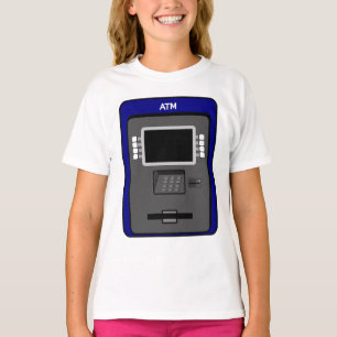 T-shirt fille machine ATM