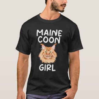 T-shirt Fille Maine Coon