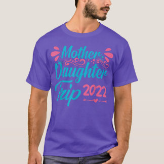 T-shirt Fille mère Voyage 2022 Festival d'été Eau
