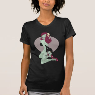 T-shirt Fille mignonne de Pin- de zombi