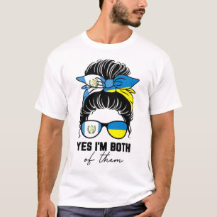 T-shirt Fille moitié guatémaltèque moitié ukrainienne Guat