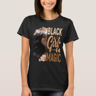 T-SHIRT FILLE NOIRE MAGIQUE
