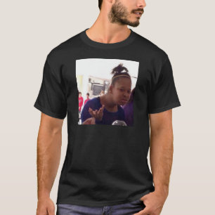 T-shirt Fille noire quel meme