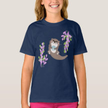 T-shirt fille Otter