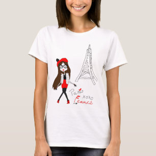 T-shirt Fille parisienne