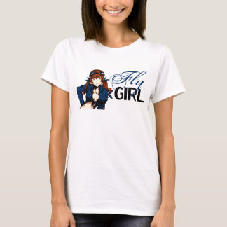 T-shirt Fille pilote d'Anime