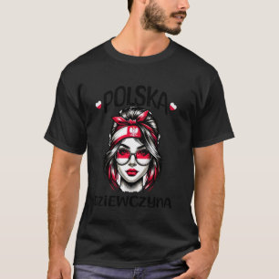 T-shirt Fille polonaise Polska Dziewczyna Pologne Polskie