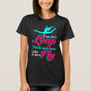 T-shirt Fille pom-pom girl aime le camp de cheerleading de