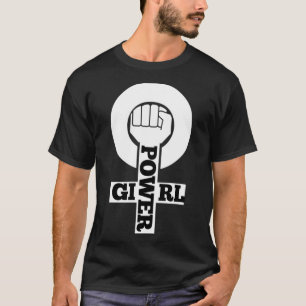 T-shirt Fille Power mignonne Thong Feminist Power
