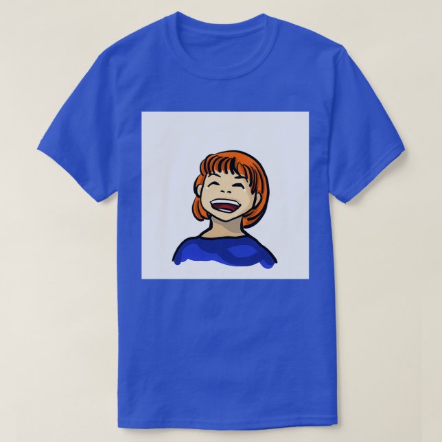 T-shirt fille qui rit (Design devant)