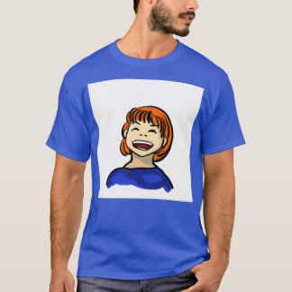T-shirt fille qui rit