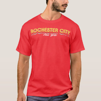 T-shirt Fille rétro de Rochester City New York