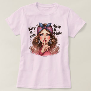 T-shirt Fille Rétro Spirituelle – Garder les Chose
