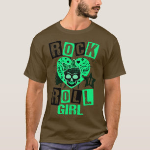 T-shirt Fille Rock n Roll Musique Danse Concert Festival 7