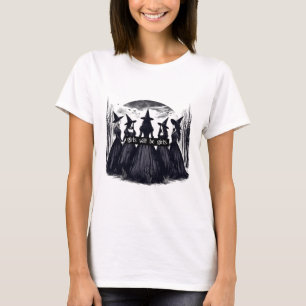 T-shirt Fille Sera Filles Sorcière Halloween Drôle Witchy