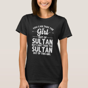T-shirt Fille Sortie De Sultan Wa Washington Drôle Racines