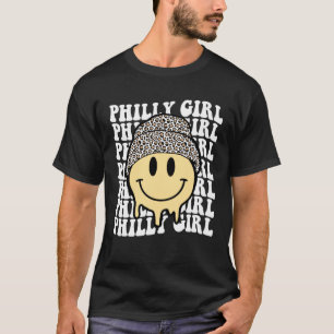T-shirt Fille super de Philadelphie Sourire Philly Pa Penn