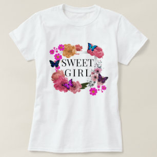 T-shirt fille tendance Sweet