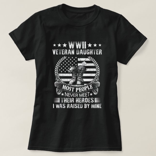 T-shirt Fille Vétérinaire 2ème guerre mondiale La plupart  (Design devant)