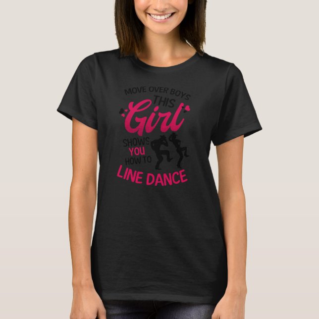 T-shirt Fille Vous Montre Comment Aligner La Ligne De Desi (Devant)