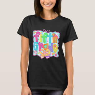 T-shirt Filles arc coquette 5e année prépa retour à l'écol