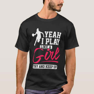 T-shirt Filles Basketball Inspiration