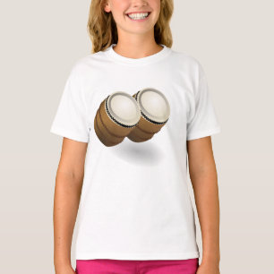 T-shirt filles Bongos double