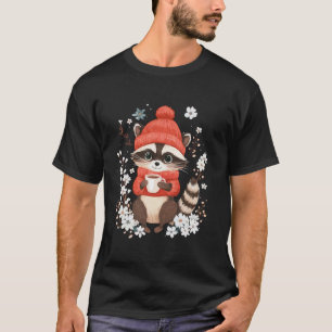 T-shirt Filles Café Raton Laveur Vêtements Garçons Décorat