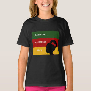 T-shirt Filles Célébrez Juneteenth 1865
