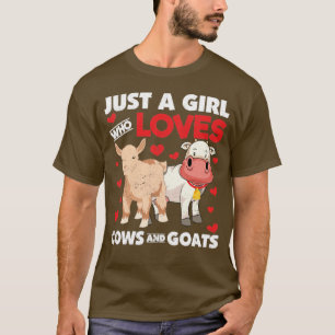 T-shirt Filles Cultivant Vache Agricultrice Femmes Agricol