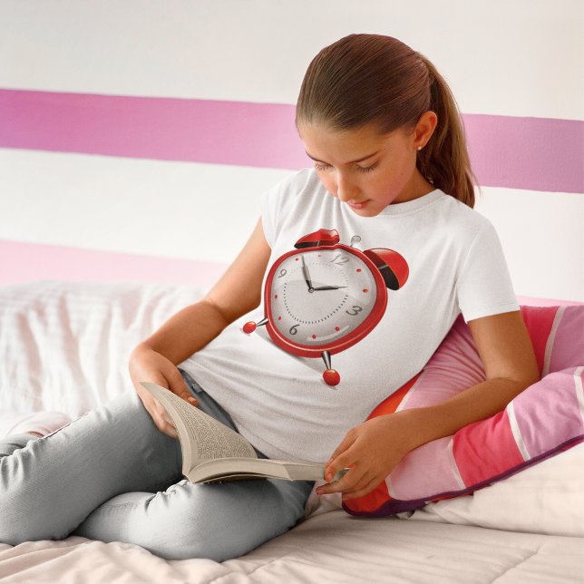 T-shirt Filles d'alarme rouge (Créateur téléchargé)