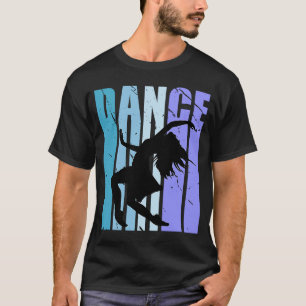 T-shirt Filles Danse Couleurs Danse Danse Coach contempora