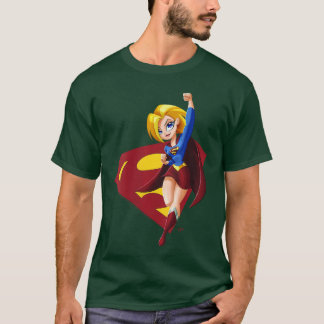 T-shirt Filles DC Comics Super Hero Girls Supergirl Col V 