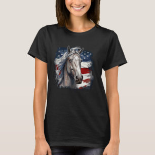 T-shirt Filles de cheval à cheval Femmes Équitation 5