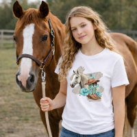 Filles de cheval occidental 