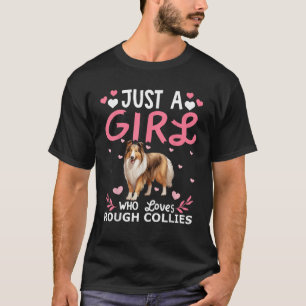 T-shirt Filles de chien Femmes Juste une fille qui aime Ro